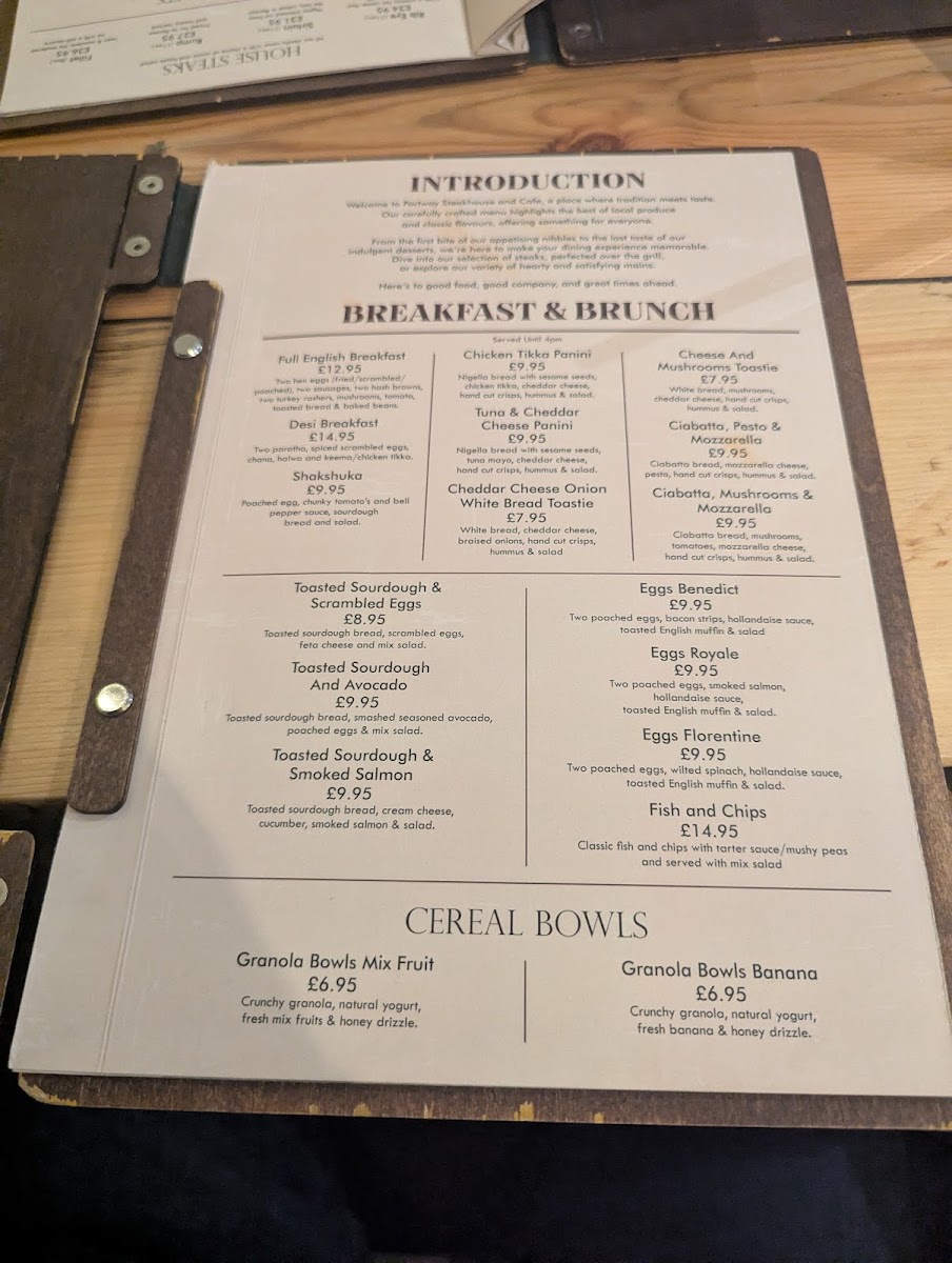 Portway Steakhouse & Cafe Menu - Image 5